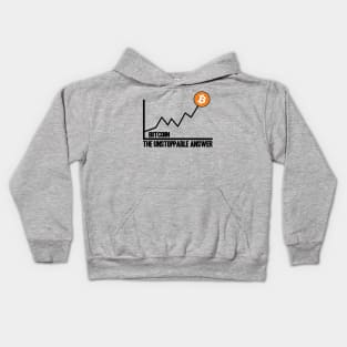 Buy and Hodl BTC Bitcoin Crypto Hodler Hold Answer Kids Hoodie